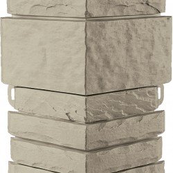 УГОЛ ДЕКОРАТИВНЫЙ КАМЕНЬ СКАЛИСТЫЙ ЭКО КРЕМОВЫЙ 450мм АЛЬТА-ПРОФИЛЬ