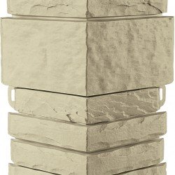 УГОЛ ДЕКОРАТИВНЫЙ КАМЕНЬ СКАЛИСТЫЙ ЭКО ПЕСЧАНЫЙ 450мм АЛЬТА-ПРОФИЛЬ