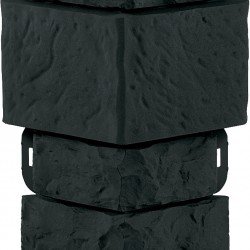 УГОЛ ДЕКОРАТИВНЫЙ КИРПИЧ АНТИК ЭКО ГРАФИТ 450мм АЛЬТА-ПРОФИЛЬ