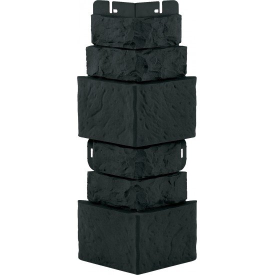 УГОЛ ДЕКОРАТИВНЫЙ КИРПИЧ АНТИК ЭКО ГРАФИТ 450мм АЛЬТА-ПРОФИЛЬ