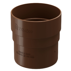 МУФТА ТРУБЫ ПВХ D80 (DÖCKE DACHA)