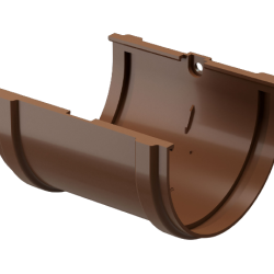 СОЕДИНИТЕЛЬ ЖЕЛОБА ПВХ D120 (DÖCKE PREMIUM)