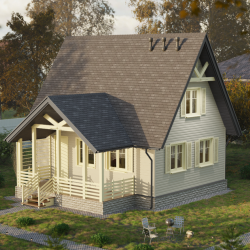 САЙДИНГ КОРАБЕЛЬНЫЙ БРУС ХАЛВА D4.5D 3600х232мм DOCKE PREMIUM