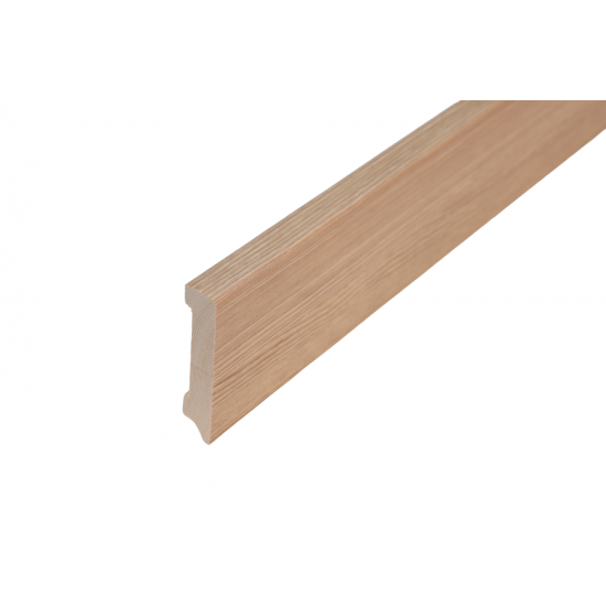 ПЛИНТУС НАПОЛЬНЫЙ КАПУЧИНО ИЗ СИБИРСКОЙ СОСНЫ 2400х80мм КТМ