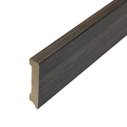 ПЛИНТУС НАПОЛЬНЫЙ ВЕНГЕ ИЗ СИБИРСКОЙ СОСНЫ 2400х80мм КТМ