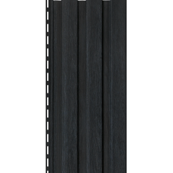 САЙДИНГ ВЕРТИКАЛЬНЫЙ РЕЙКА ФАСАДНАЯ УГОЛЬНЫЙ 3000х275мм ТИМБЕР-БЛОК Ю-ПЛАСТ