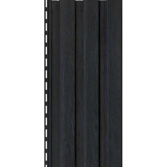 САЙДИНГ ВЕРТИКАЛЬНЫЙ РЕЙКА ФАСАДНАЯ УГОЛЬНЫЙ 3000х275мм ТИМБЕР-БЛОК Ю-ПЛАСТ