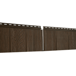 ФАСАДНАЯ ПАНЕЛЬ ЩЕПА КАШТАНОВАЯ 2000х206мм ХОКЛА S-LOCK Ю-ПЛАСТ