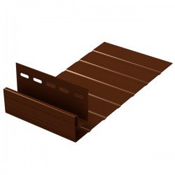 J-ФАСКА КОРИЧНЕВАЯ 3,05м ДЛЯ СОФФИТА Ю-ПЛАСТ