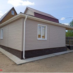 САЙДИНГ БЛОК-ХАУС ПРЕСТИЖ ПЕРСИКОВЫЙ ВН-01 3100х202мм АЛЬТА-ПРОФИЛЬ