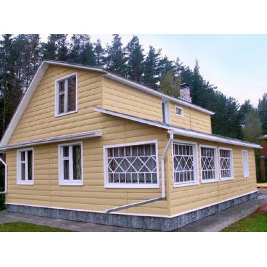 САЙДИНГ БЛОК-ХАУС ЛЮКС ОЛЬХА ВН-01 3100х202мм АЛЬТА-ПРОФИЛЬ