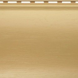 САЙДИНГ БЛОК-ХАУС ПРЕСТИЖ ЗОЛОТИСТЫЙ ВН-01 3100х202мм АЛЬТА-ПРОФИЛЬ