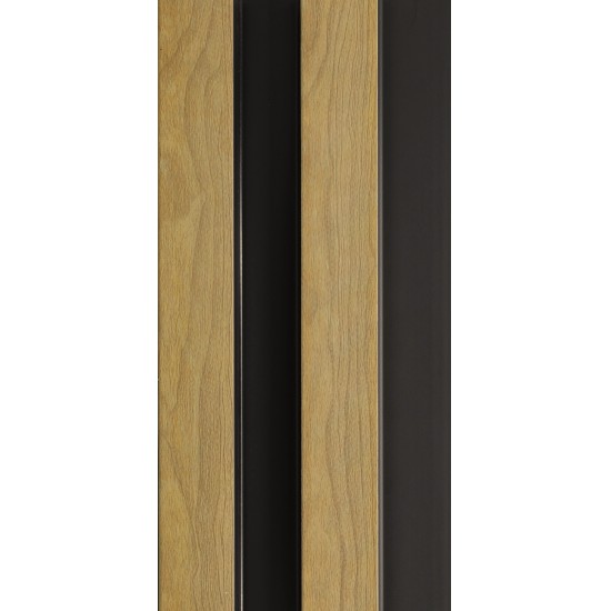 СТЕНОВАЯ РЕЕЧНАЯ ПАНЕЛЬ ДУБ ИМПЕРСКИЙ 2950х122мм 3D-PROF XL (COMFORT)