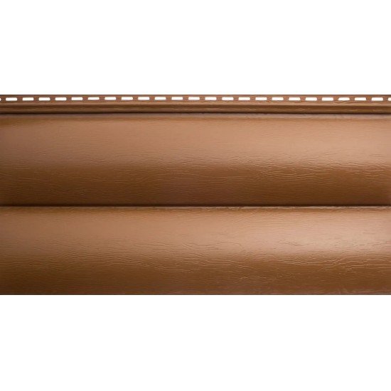 САЙДИНГ АКРИЛОВЫЙ БЛОК-ХАУС ПРЕМИУМ ДУБ СВЕТЛЫЙ ВН-02 3100х320мм АЛЬТА-ПРОФИЛЬ