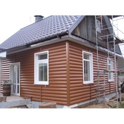 САЙДИНГ АКРИЛОВЫЙ БЛОК-ХАУС ПРЕМИУМ ДУБ СВЕТЛЫЙ ВН-03 3100х222мм АЛЬТА-ПРОФИЛЬ