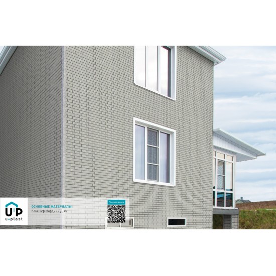 ФАСАДНАЯ ПАНЕЛЬ КЛИНКЕР НОРДИК ДЫМ 1950х292мм СТОУН-ХАУС S-LOCK Ю-ПЛАСТ