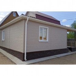 САЙДИНГ БЛОК-ХАУС ПРЕСТИЖ ПЕРСИКОВЫЙ ВН-03 3000х222мм АЛЬТА-ПРОФИЛЬ