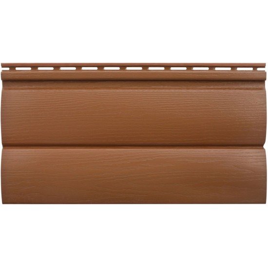 САЙДИНГ АКРИЛОВЫЙ БЛОК-ХАУС ПРЕМИУМ ДУБ СВЕТЛЫЙ ВН-03 3100х222мм АЛЬТА-ПРОФИЛЬ