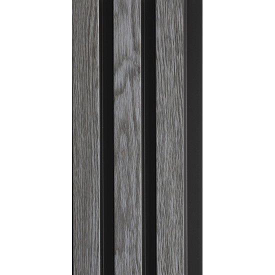 СТЕНОВАЯ РЕЕЧНАЯ ПАНЕЛЬ ДУБ СЕРЫЙ 2950х120мм 3D-PROF M (COMFORT)