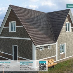 ФАСАДНАЯ ПАНЕЛЬ КЛИНКЕР НОРДИК ПЕПЕЛ 1950х292мм СТОУН-ХАУС S-LOCK Ю-ПЛАСТ