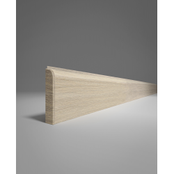 ПЛИНТУС НАПОЛЬНЫЙ ИЗ ВСПЕНЕННОГО ПВХ ДУБ ВЕРДЕ 057 2200х80мм COMFORT