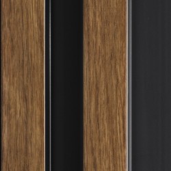 СТЕНОВАЯ РЕЕЧНАЯ ПАНЕЛЬ ОРЕХ 2950х122мм 3D-PROF XL (COMFORT)