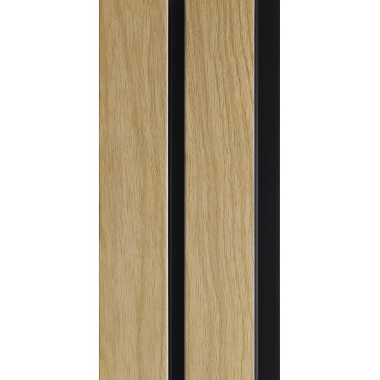 СТЕНОВАЯ РЕЕЧНАЯ ПАНЕЛЬ ДУБ КОНЬЯЧНЫЙ 2950х122мм 3D-PROF XXL (COMFORT)