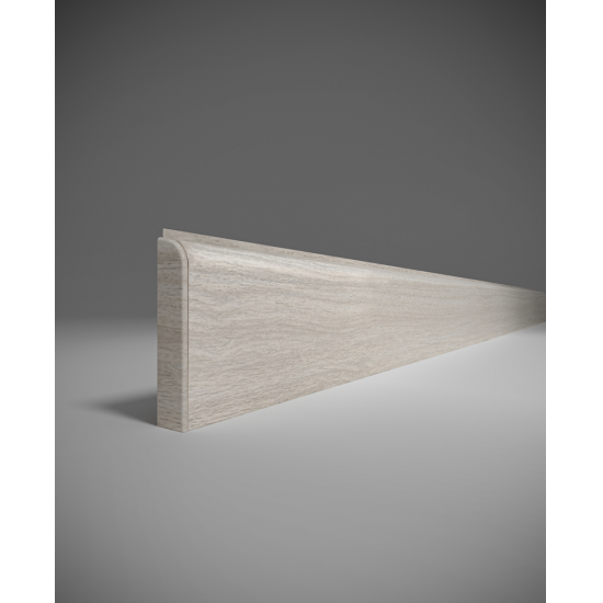 ПЛИНТУС НАПОЛЬНЫЙ ИЗ ВСПЕНЕННОГО ПВХ ДУБ ПАТИНА 084 2200х80мм COMFORT