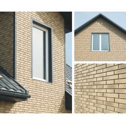 ФАСАДНАЯ ПАНЕЛЬ КЛИНКЕР БАЛТИК ПУСТЫНЯ 1950х292мм СТОУН-ХАУС S-LOCK Ю-ПЛАСТ