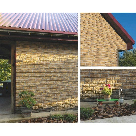 ФАСАДНАЯ ПАНЕЛЬ ТАГАНАЙ ТАЕЖНЫЙ 1950х290мм СТОУН-ХАУС S-LOCK Ю-ПЛАСТ