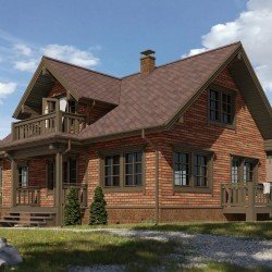 ФАСАДНАЯ БИТУМНАЯ ПЛИТКА КЛУБНИКА DOCKE BRICK PREMIUM