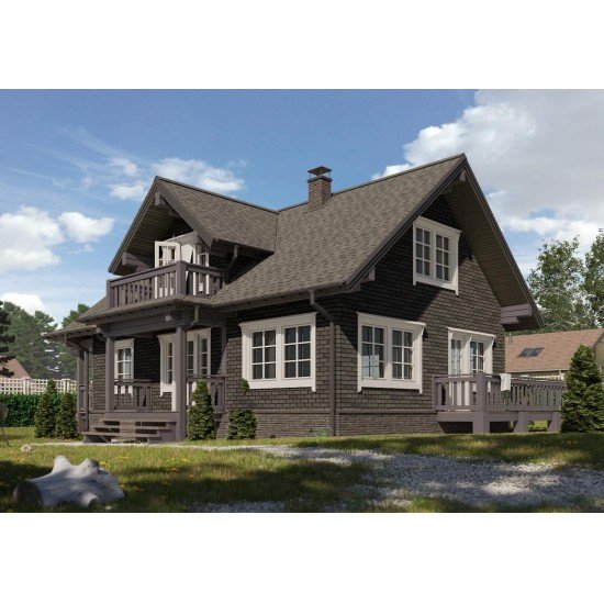 ФАСАДНАЯ БИТУМНАЯ ПЛИТКА СЕРАЯ DOCKE BRICK PREMIUM