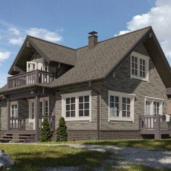 ФАСАДНАЯ БИТУМНАЯ ПЛИТКА ХАЛВА DOCKE BRICK PREMIUM