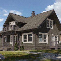 ФАСАДНАЯ БИТУМНАЯ ПЛИТКА СЕРАЯ DOCKE KLINKER PREMIUM