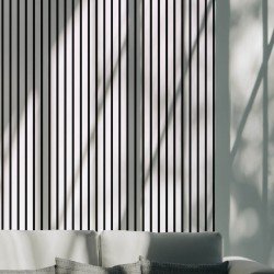 ПАНЕЛЬ СТЕНОВАЯ АКУСТИЧЕСКАЯ МДФ БЕЛАЯ TREND 2780х600х21мм (STELLA)