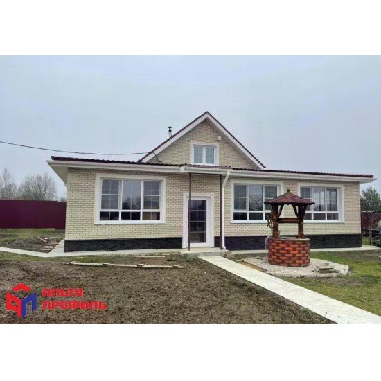 ФАСАДНАЯ ПАНЕЛЬ КИРПИЧ БЕЛЫЙ 1110х450мм АЛЬТА-ПРОФИЛЬ