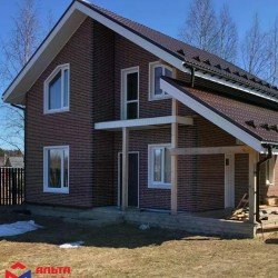 ФАСАДНАЯ ПАНЕЛЬ КИРПИЧ КРАСНЫЙ 1110х450мм АЛЬТА-ПРОФИЛЬ