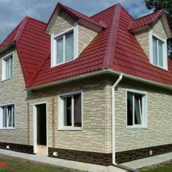 ФАСАДНАЯ ПАНЕЛЬ КАМЕНЬ БЕЛЫЙ 1010х450мм АЛЬТА-ПРОФИЛЬ