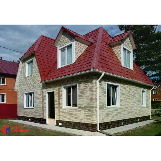 ФАСАДНАЯ ПАНЕЛЬ КАМЕНЬ БЕЛЫЙ 1010х450мм АЛЬТА-ПРОФИЛЬ