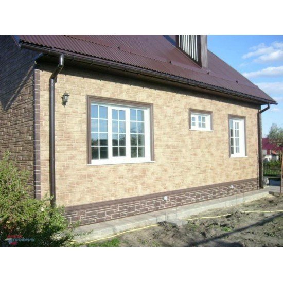 ФАСАДНАЯ ПАНЕЛЬ КАМЕНЬ РАКУШЕЧНИК 1010х450мм АЛЬТА-ПРОФИЛЬ