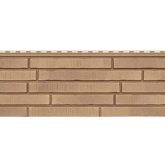 ФАСАДНАЯ ПАНЕЛЬ РИГЕЛЬНЫЙ КИРПИЧ КВАРЦ 1940х290мм СТОУН-ХАУС S-LOCK Ю-ПЛАСТ