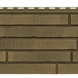 ФАСАДНАЯ ПАНЕЛЬ РИГЕЛЬНЫЙ КИРПИЧ ЛАТУНЬ 1940х290мм СТОУН-ХАУС S-LOCK Ю-ПЛАСТ