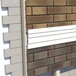 РАЗДЕЛИТЕЛЬ ГРАФИТОВЫЙ 120мм 3,05м ДЛЯ САЙДИНГА И ФАСАДНЫХ ПАНЕЛЕЙ Ю-ПЛАСТ