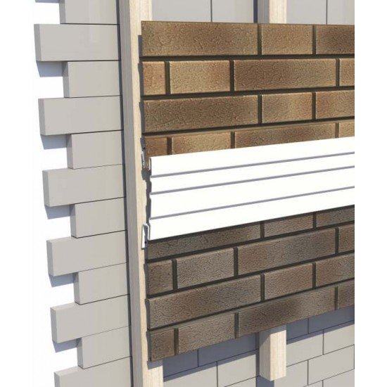 РАЗДЕЛИТЕЛЬ ГРАФИТОВЫЙ 120мм 3,05м ДЛЯ САЙДИНГА И ФАСАДНЫХ ПАНЕЛЕЙ Ю-ПЛАСТ