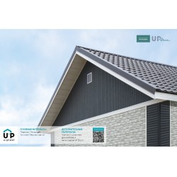 САЙДИНГ ВЕРТИКАЛЬНЫЙ ПЛАНКЕН УГОЛЬНЫЙ 3000х240мм ТИМБЕР-БЛОК Ю-ПЛАСТ