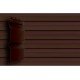 САЙДИНГ КОРАБЕЛЬНЫЙ БРУС ТЕМНЫЙ ДУБ АКРИЛОВЫЙ 3000х203мм GRAND-LINE SLIM
