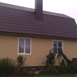 САЙДИНГ КОРАБЕЛЬНЫЙ БРУС КРЕМОВЫЙ 3000х203мм GRAND-LINE SLIM