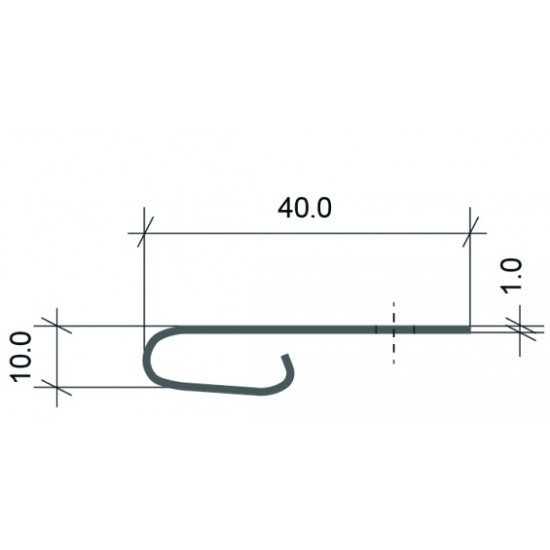 ЗАВЕРШАЮЩАЯ ПЛАНКА БЕЖЕВАЯ 3,05м ДЛЯ САЙДИНГА Ю-ПЛАСТ