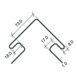 НАРУЖНЫЙ УГОЛ РИГЕЛЬНЫЙ КИРПИЧ ЛАТУНЬ 3,05м ДЛЯ ФАСАДНЫХ ПАНЕЛЕЙ СТОУН-ХАУС S-LOCK Ю-ПЛАСТ