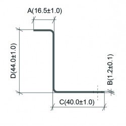 СЛИВНАЯ ПЛАНКА КОРИЧНЕВАЯ 3,05м ДЛЯ САЙДИНГА Ю-ПЛАСТ